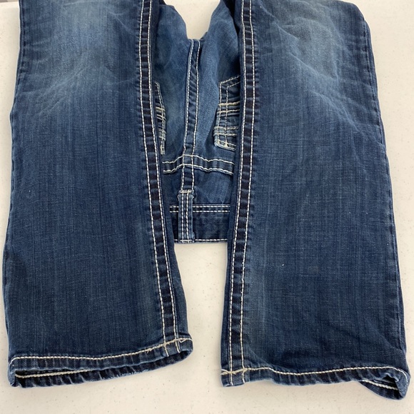 BUCKLE BKE jeans dark wash light stitching size 32 x 32 - Picture 5 of 8